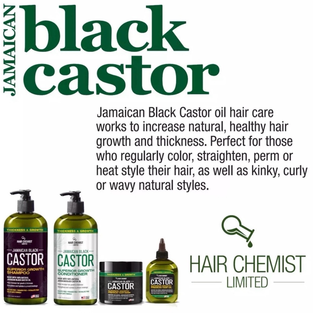 Hair Chemist  Jamaican Black Castor Shampoo 33.8 oz - Picture 2 of 3